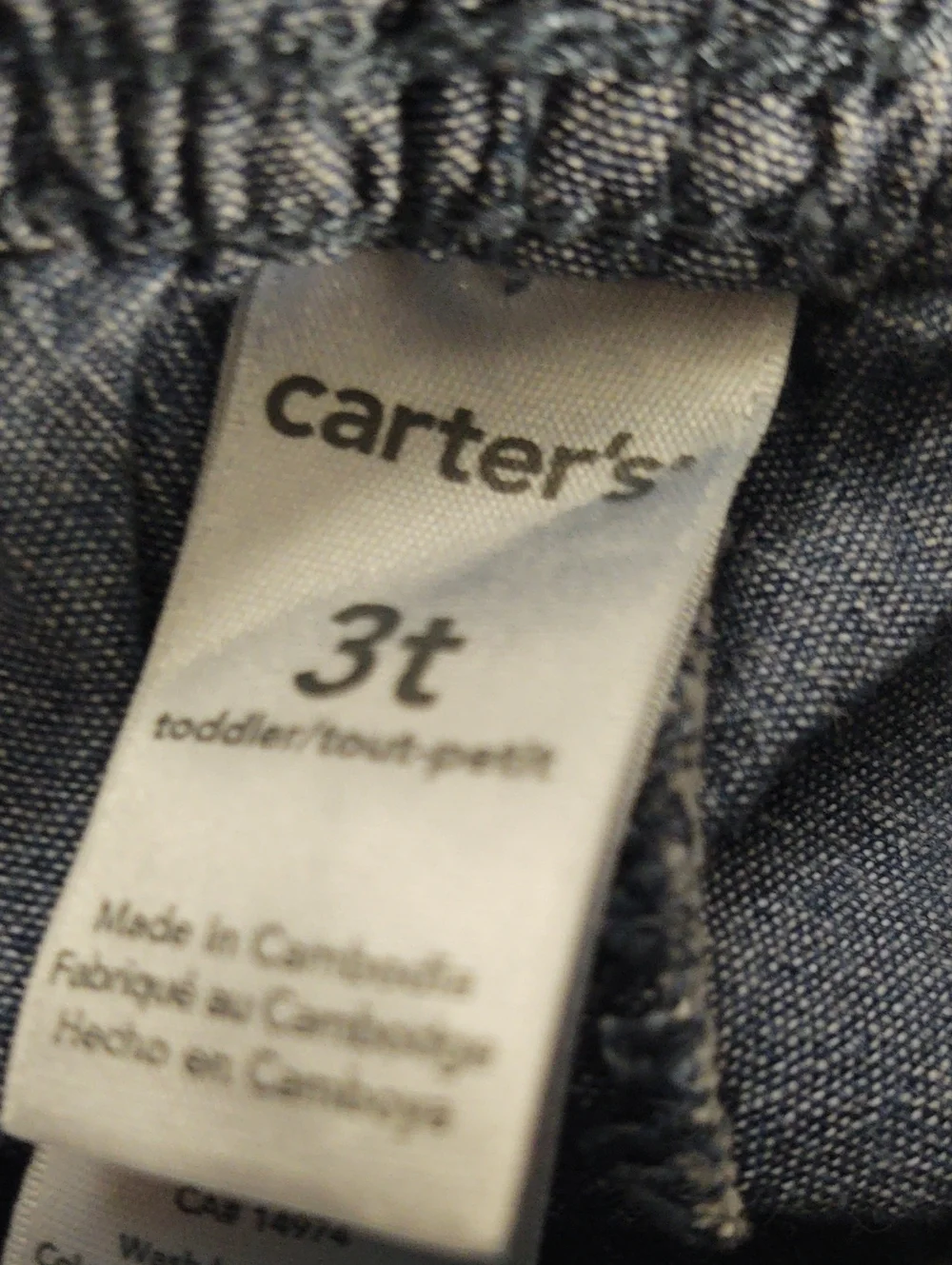 Bundle of Seven Denim Bottoms Size 3T-Brand Names